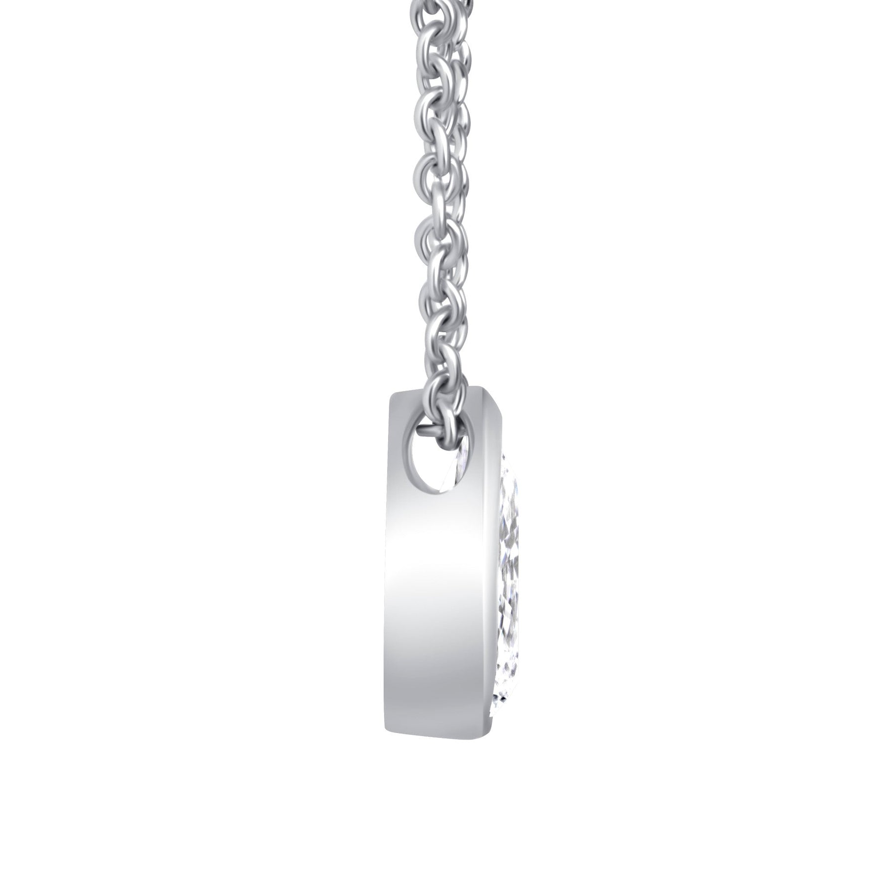 Pear Bezel Lumière Pendant Pendant ABP-226-LGD-4  - Abtin & Co.