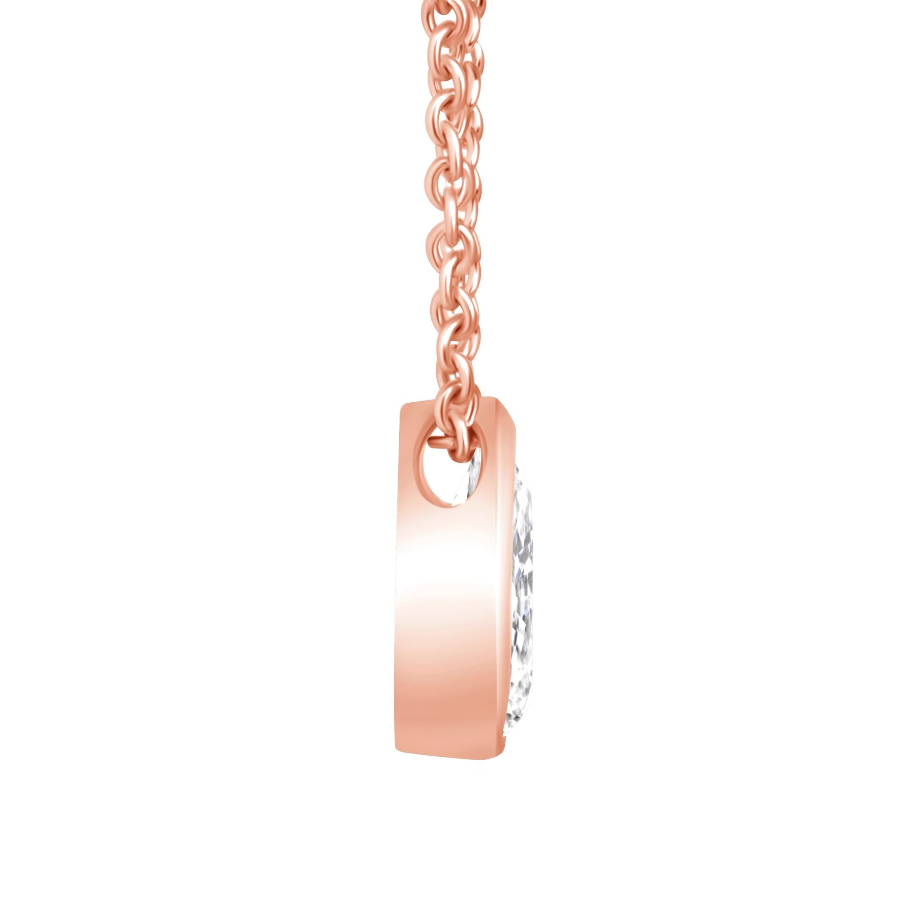 Pear Bezel Lumière Pendant Pendant ABP-226-LGD-7  - Abtin & Co.