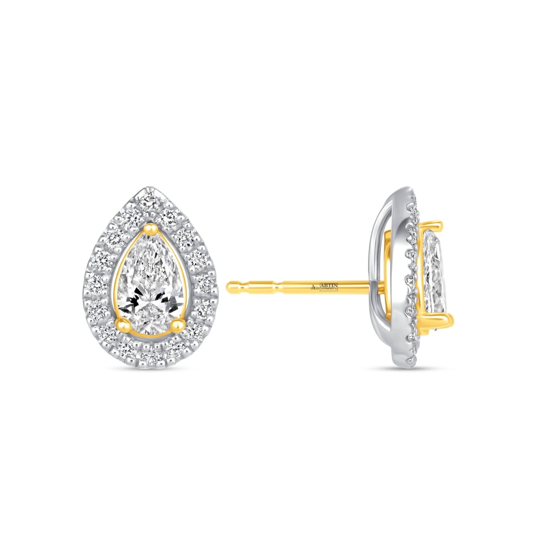 Pear Élan Jackets Earring ABE-219-LGD-4  - Abtin & Co.