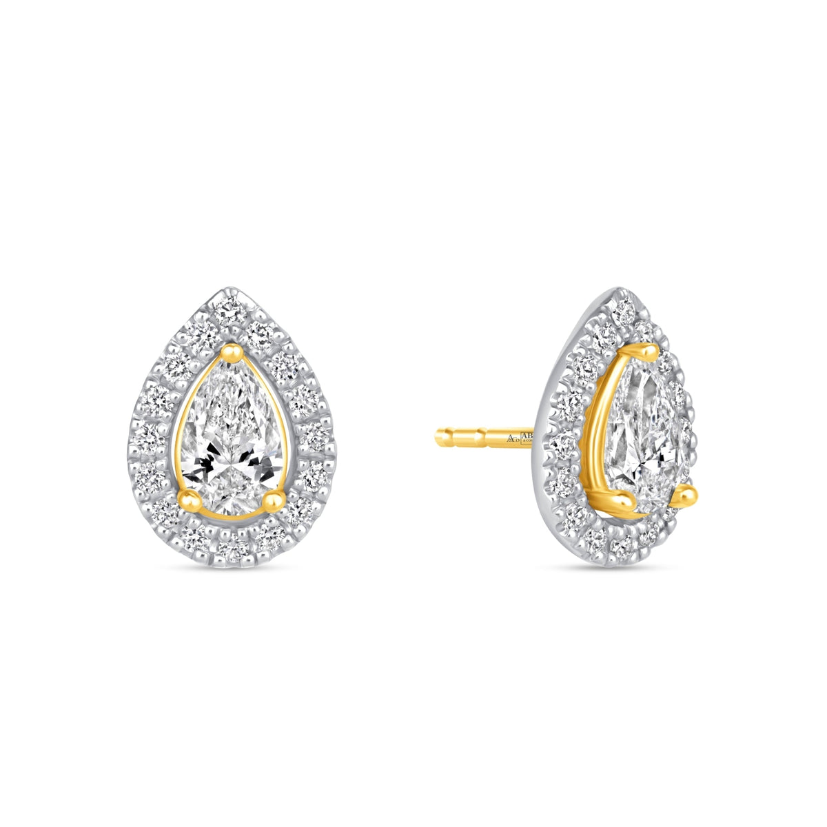 Pear Élan Jackets Earring ABE-219-LGD-4  - Abtin & Co.