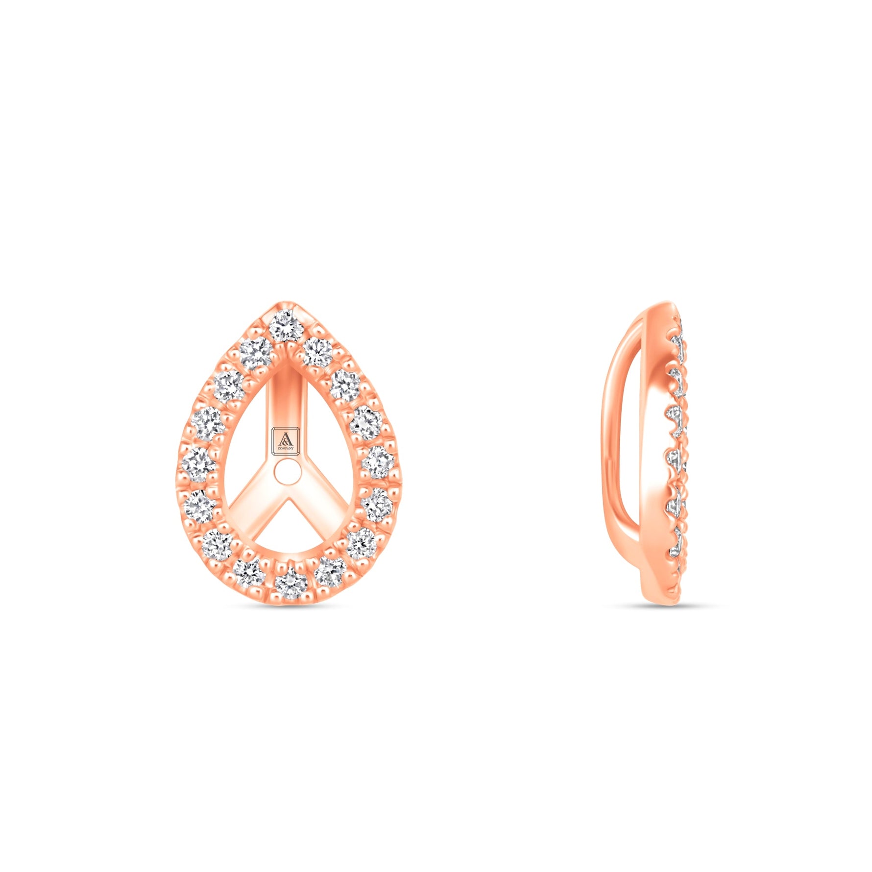 Pear Élan Jackets Earring ABE-219-LGD-7  - Abtin & Co.
