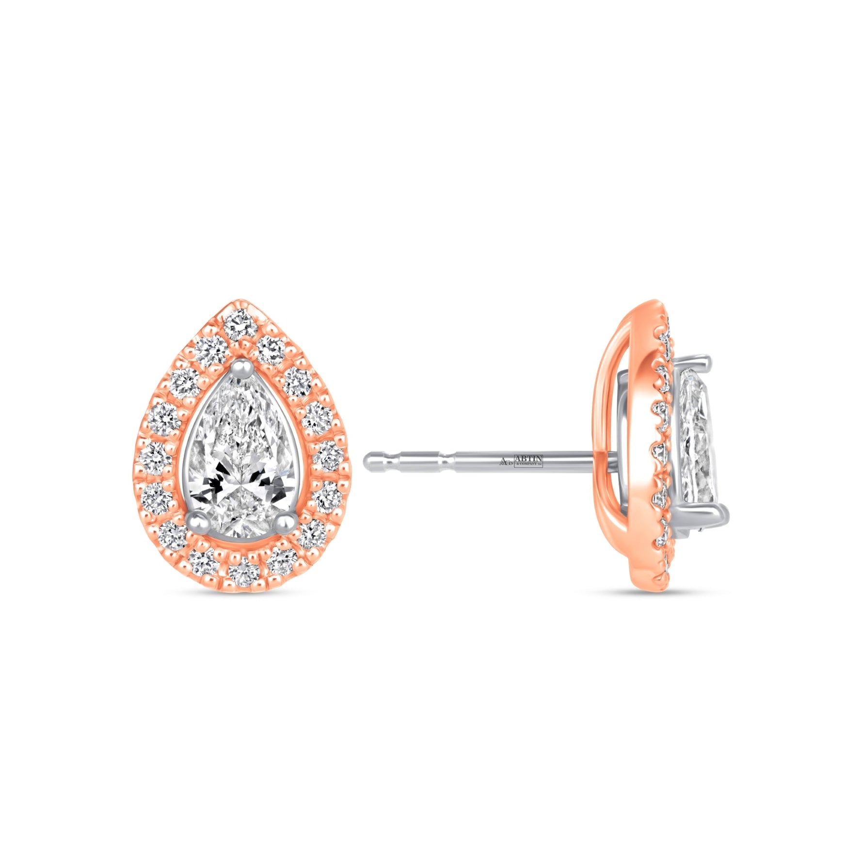 Pear Élan Jackets Earring ABE-219-LGD-7  - Abtin & Co.