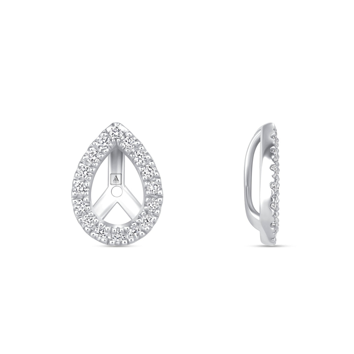 Pear Élan Jackets Earring ABE-219-LGD-4  - Abtin & Co.