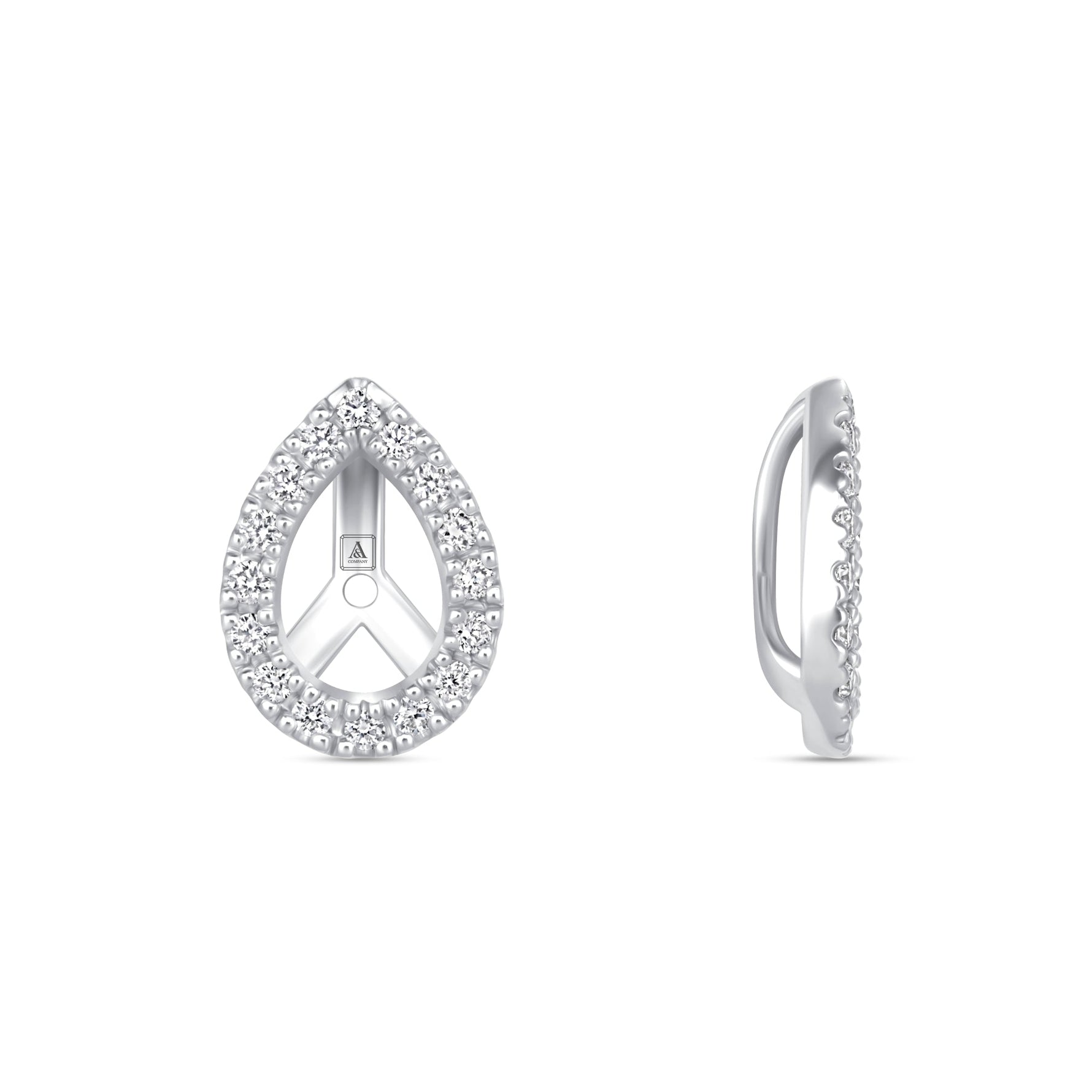 Pear Élan Jackets Earring ABE-219-LGD-4  - Abtin & Co.