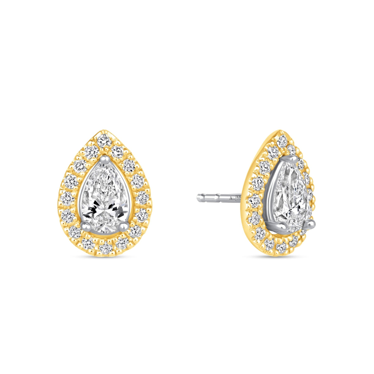 Pear Élan Jackets Earring ABE-219-LGD-1  - Abtin & Co.