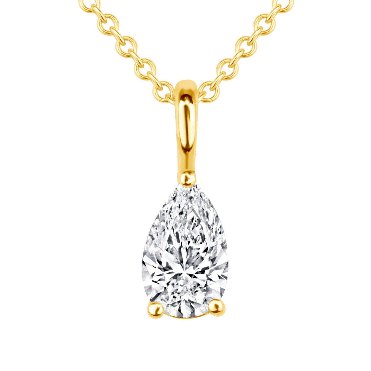 Pear Eterna Pendant Pendant ABP-240-LGD-1  - Abtin & Co.