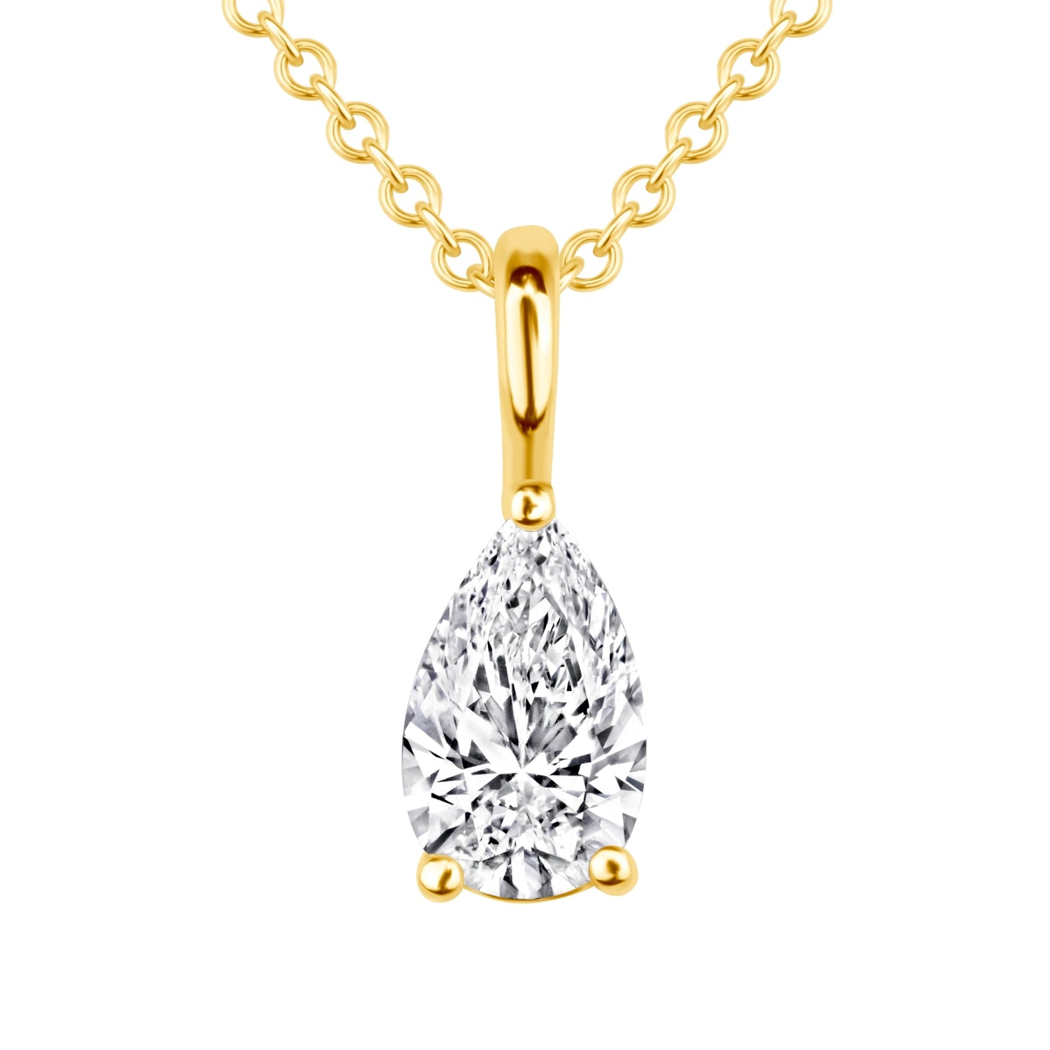 Pear Eterna Pendant Pendant ABP-240-LGD-1  - Abtin & Co.