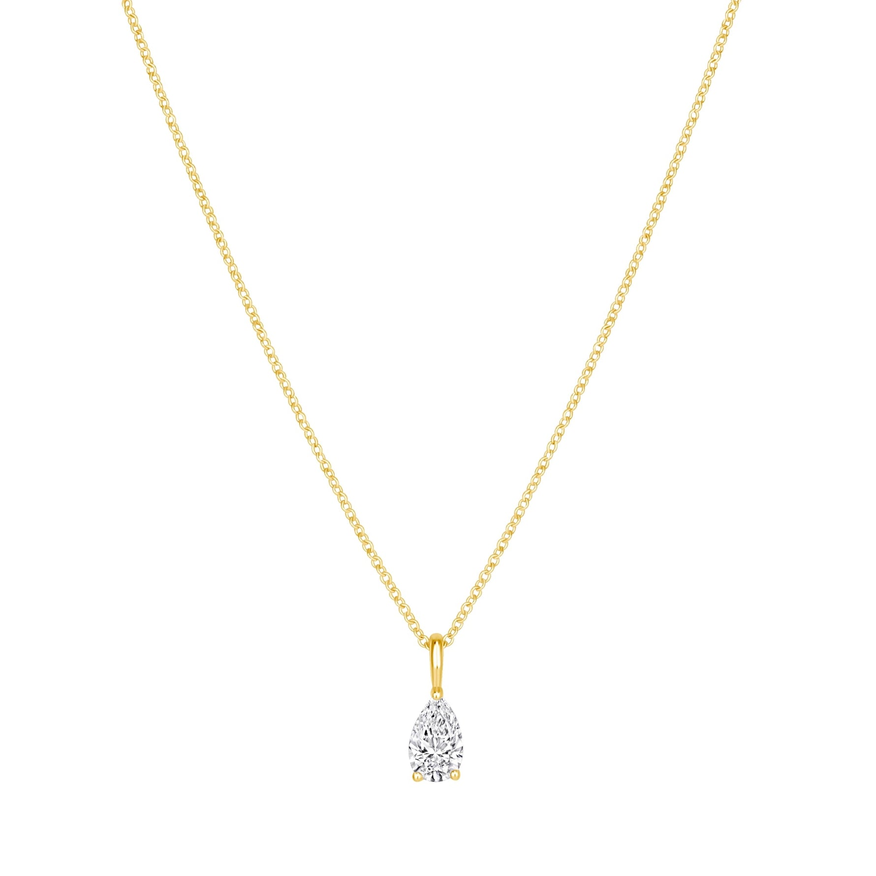 Pear Eterna Pendant Pendant ABP-240-LGD-1  - Abtin & Co.