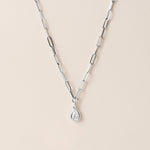 Pear Lustra Bezel Pendant Pendant ABP-236-LGD-4  - Abtin & Co.