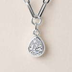 Pear Lustra Bezel Pendant Pendant ABP-236-LGD-4  - Abtin & Co.