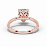 Pear Lustre Solitaire Ring ABER-100-PR-LGD-11  - Abtin & Co.
