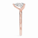 Pear Lustre Solitaire Ring ABER-100-PR-LGD-11  - Abtin & Co.