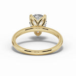 Pear Lustre Solitaire Ring ABER-100-PR-LGD-1  - Abtin & Co.