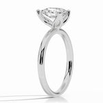 Pear Lustre Solitaire Ring ABER-100-PR-LGD-6  - Abtin & Co.