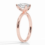 Pear Lustre Solitaire Ring ABER-100-PR-LGD-11  - Abtin & Co.