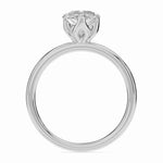 Pear Lustre Solitaire Ring ABER-100-PR-LGD-6  - Abtin & Co.