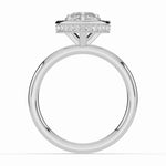 Pear Nova Halo Engagement Ring Ring ABER-108-PR-LGD-6  - Abtin & Co.