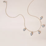 Pear Stella Bezel Necklace Necklace ABN-186-PR-LGD-2  - Abtin & Co.