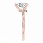Pear Tiara Glow Solitaire Ring ABER-102-PR-LGD-11  - Abtin & Co.