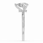 Pear Tiara Glow Solitaire Ring ABER-102-PR-LGD-6  - Abtin & Co.