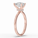 Pear Tiara Glow Solitaire Ring ABER-102-PR-LGD-11  - Abtin & Co.