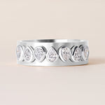 Pear Vivienne Band Ring ABB-729-PR-D-3  - Abtin & Co.