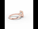 Radiant Lumière Bezel Solitaire Rose Gold