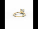 Cushion Tiara Glow Solitaire Yellow Gold
