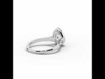 Pear Lumière Bezel Solitaire White Gold