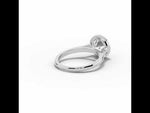 Round Lumière Bezel Solitaire White Gold