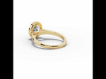 Oval Lumière Bezel Solitaire Yellow Gold