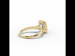 Emerald Cut Lumière Bezel Solitaire Yellow Gold