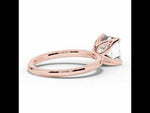 Asscher Lustre Solitaire Rose Gold