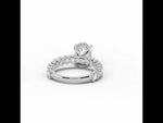 Oval Aurielle Crown Engagement Ring