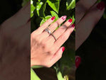 14k Gold Open Minimal Diamond Ring Stacking Band