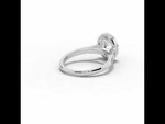 Oval Lumière Bezel Solitaire White Gold