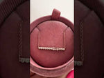 14K Gold Diamond Bar Pendant
