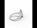 Marquise Lumière Bezel Solitaire White Gold