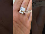 14K Gold Pear Cut Halfway Eternity Modern Half Bezel Set Lab Grown Diamond Wedding Band Ring