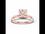 Cushion Lustre Solitaire Rose Gold