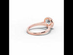 Round Lumière Bezel Solitaire Rose Gold