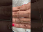 14K Gold Diamond Bar Pendant