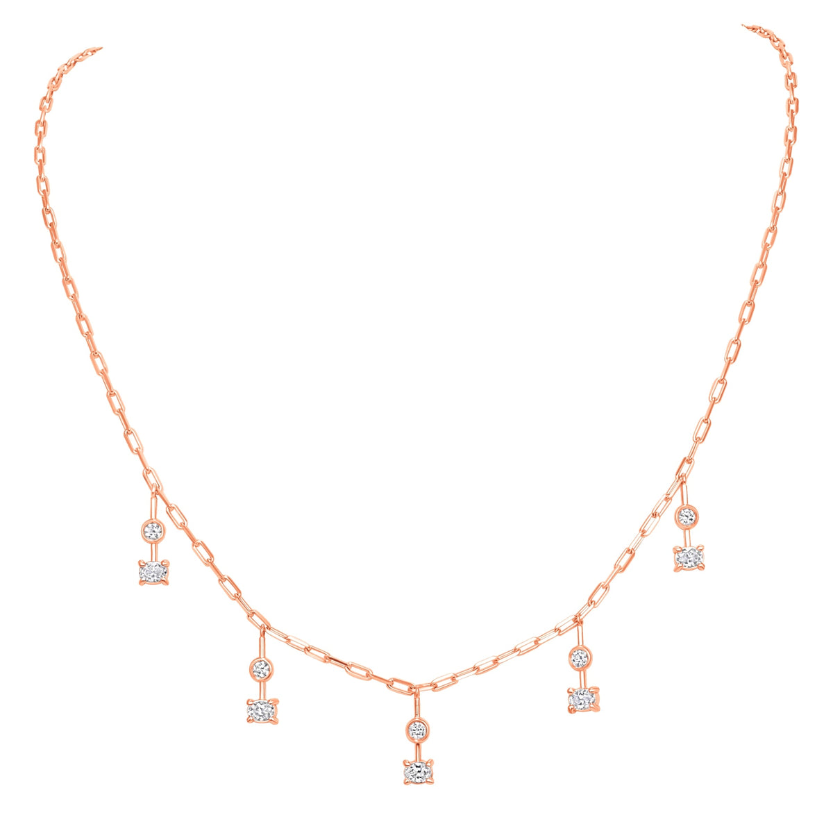 Prisma Necklace Necklace ABN-184-LGD-3  - Abtin & Co.