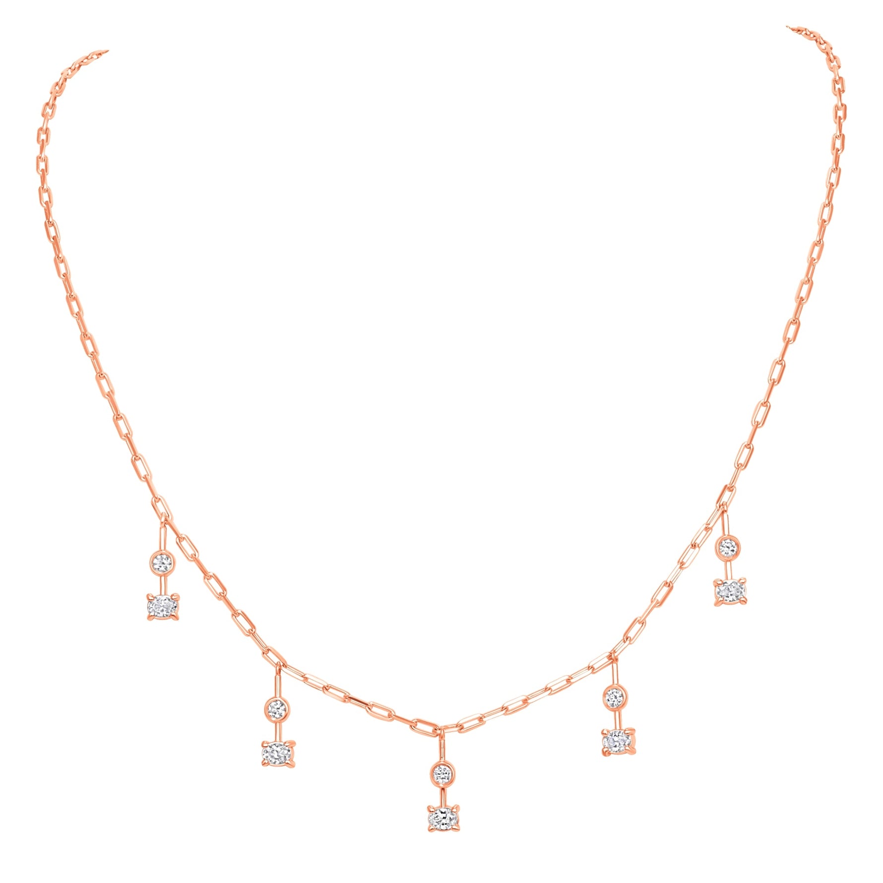 Prisma Necklace Necklace ABN-184-LGD-3  - Abtin & Co.