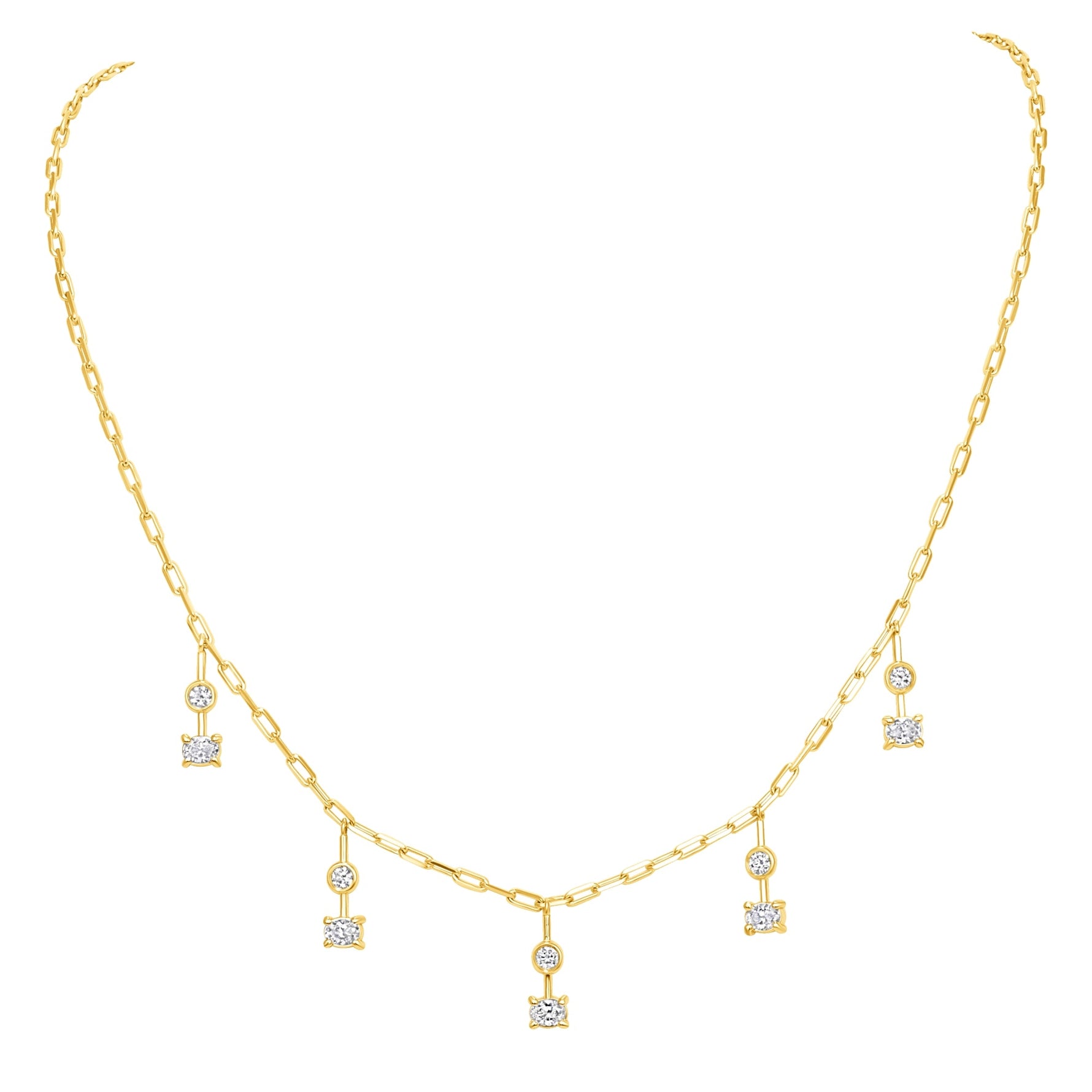 Prisma Necklace Necklace ABN-184-LGD-1  - Abtin & Co.