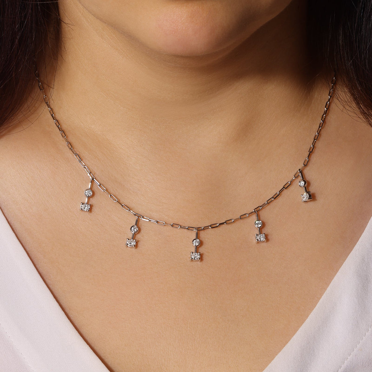 Prisma Necklace Necklace ABN-184-LGD-1  - Abtin & Co.