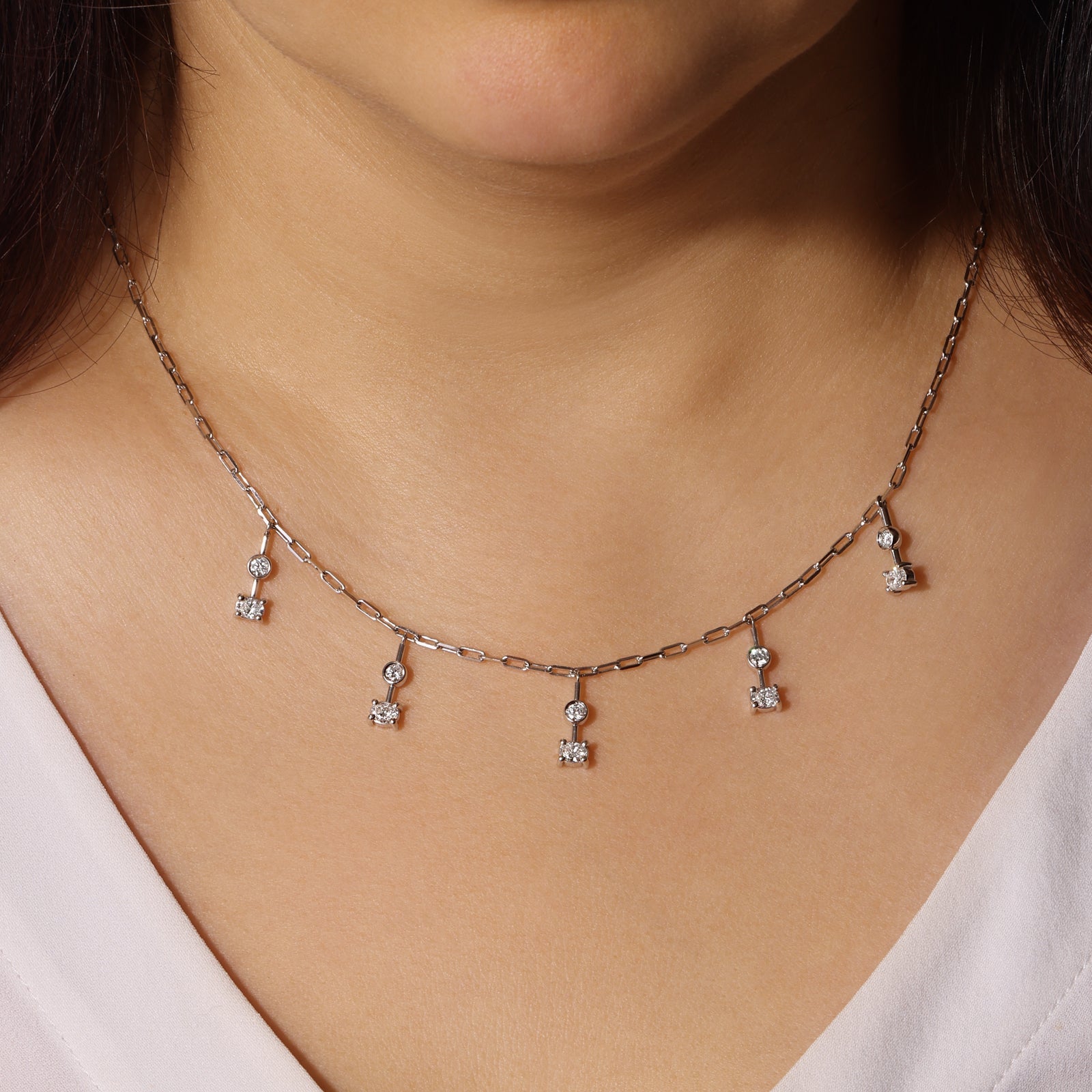Prisma Necklace Necklace ABN-184-LGD-1  - Abtin & Co.