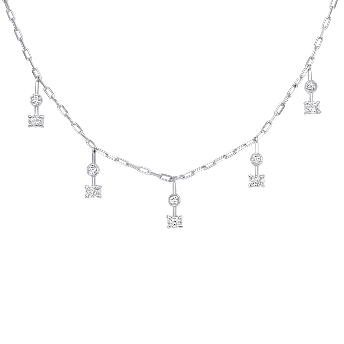 Prisma Necklace Necklace ABN-184-LGD-2  - Abtin & Co.