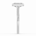 Radiant Lumière Bezel Solitaire Ring ABER-104-RA-LGD-6  - Abtin & Co.
