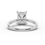 Radiant Lustre Hidden Halo Solitaire Ring ABER-101-RA-LGD-6  - Abtin & Co.